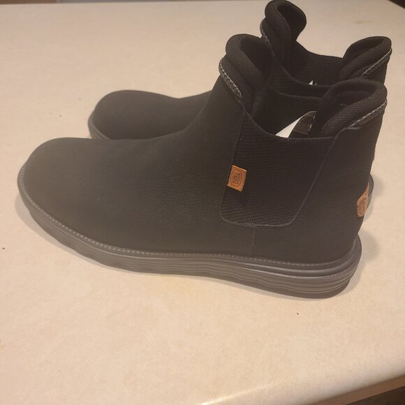Hey Dude Size 13 Men Black Suede boots main image 4